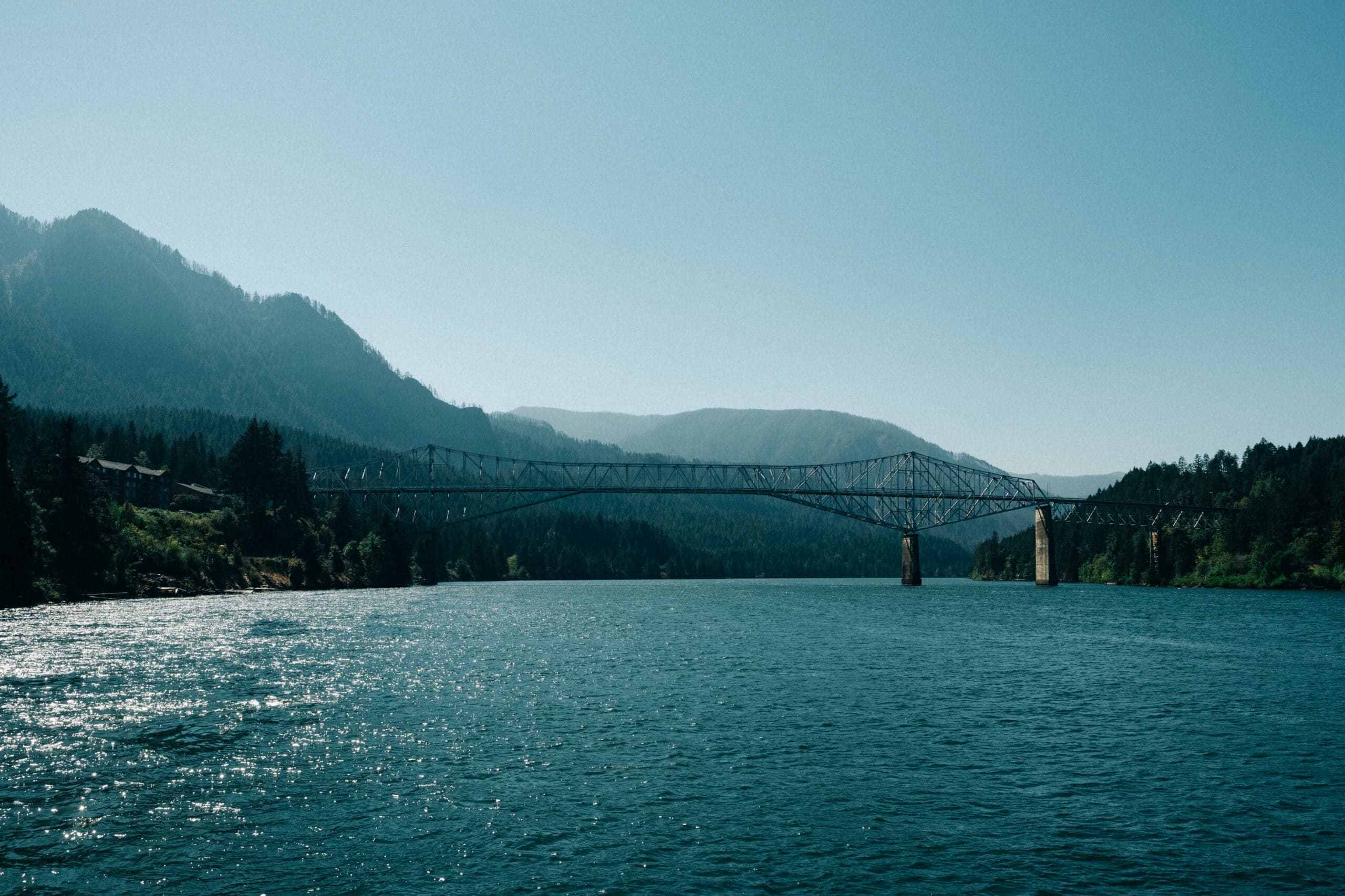 Bridge over water, Oregon
