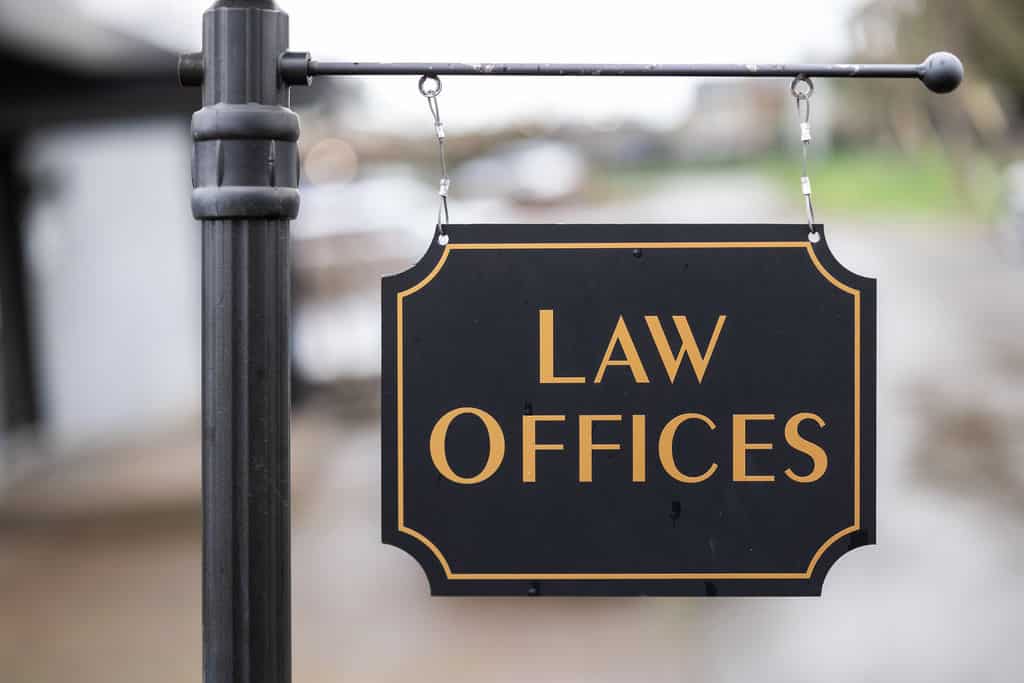 The Law Offices of Erik Nicholson, exterior, sign